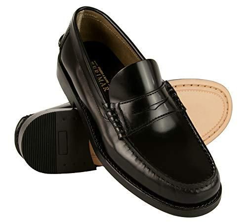 Zerimar Chaussures Cuir Chaussures Castellano pour Hommes