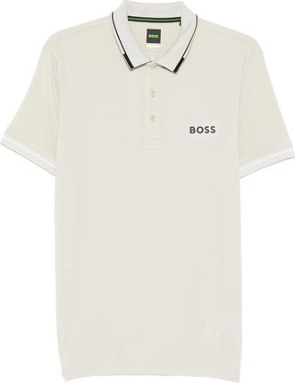 HUGO BOSS Logo Trim Polo Shirt