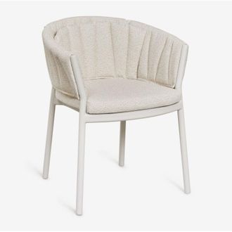 Sklum Sklum - Set di 2 sedie da giardino con braccioli in alluminio e tessuto Roderise