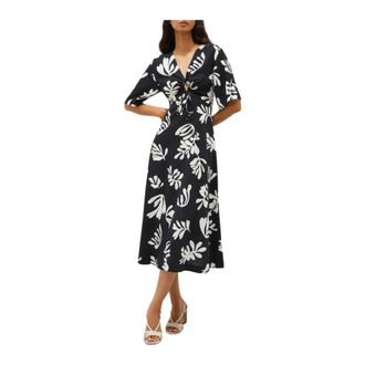 Marella Midi-jurk - Dames - Casual kleedjes - Veelkleurig - S - Polyester - Kleedjes