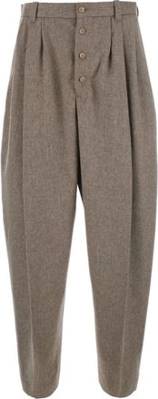Jacquemus Pantalones anchos - Trousers - Hombre - Beige - XL