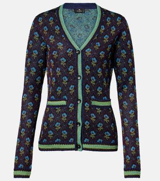 Etro Floral jacquard cardigan