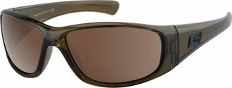 Dirty Dog Wolf Polarized 53874 Mens Sunglasses Green Size 64