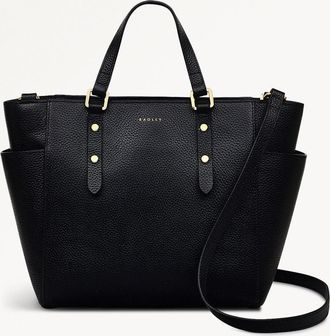 Radley London Black Medium Ziptop Multiway Bag Silk Street AW25 Radley London