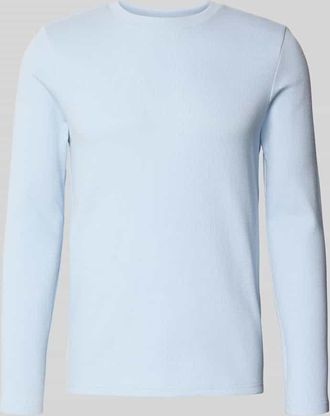 Mc Neal Pullover mit Rundhalsausschnitt in Hellblau Melange, Größe XXXL