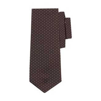Brooks Brothers Polka Dot Silk Tie - male - Brooks Brothers - Ties - Brown - ONE SIZE - Accessories