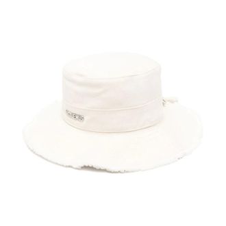 Jacquemus Dames, Accessoires, Wit, Maat: 56 CM Katoen