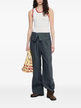 J.W.Anderson Wrap-front Pleated Trousers