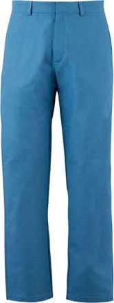 Fortela Canvas Cotton Trousers in Light Blue at Nordstrom, Size 31 X 32 Eu