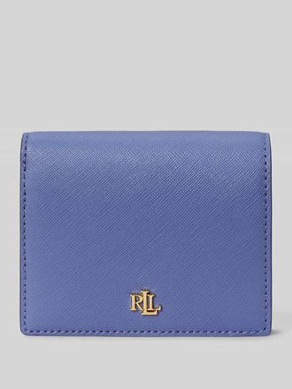 Lauren Ralph Lauren Portemonnaie aus echtem Leder in Dunkelblau, Gr&ouml;&szlig;e 1