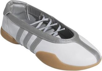 adidas Taekwondo Mei Sneaker in White/Silver Metallic/Gum at Nordstrom, Size 6.5