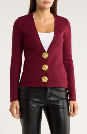 By Design Cream Puff Cardigan in Sour Cherry at Nordstrom Rack, Size X-Large