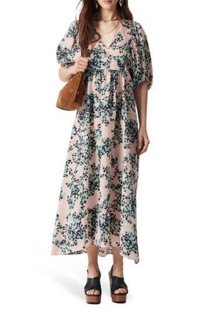 & Other Stories Jacquard Maxi Dress in Porcelain Floral Aop at Nordstrom Rack, Size 8