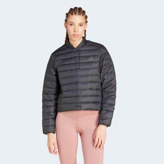adidas Steppjacke ADIDAS SPORTSWEAR W HELIONIC L J, Damen, Gr. L, schwarz, Obermaterial: 100% Polyamid, Jacken Steppjacke