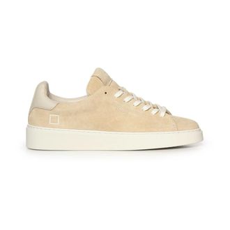 D.A.T.E. Sneakers, male, Beige, Size: 10 US Levante Suede Sneakers