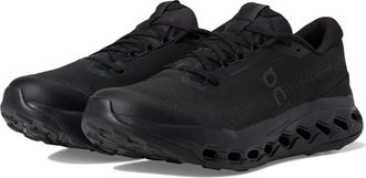 On Mens Cloudsurfer Trail 2 Waterproof Sneaker, Black/Black, 12 UK