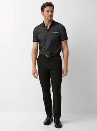 Le 31 Mens Washable monochrome pant London fit - Slim straight