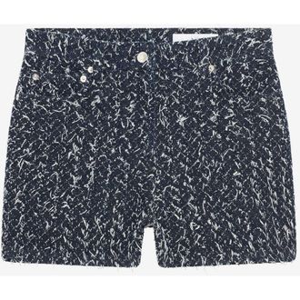 Iro Valentin Denim Shorts in Denim Curl at Nordstrom, Size 42 Eu