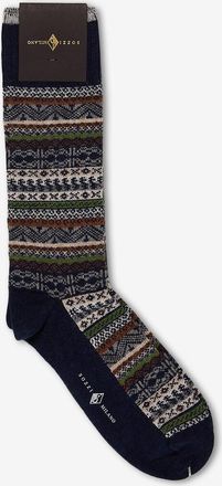 Sozzi Milano Jacquard-Socken