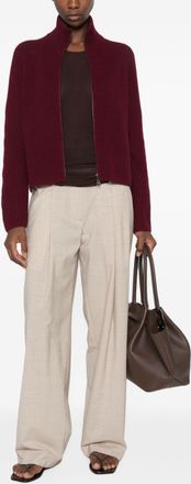Lisa Yang Sadie Cardigan - Burgundy