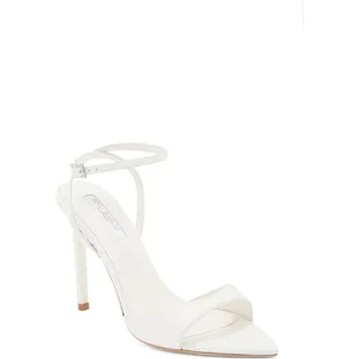 Tony Bianco Molly Sandal in White Nappa at Nordstrom, Size 9.5