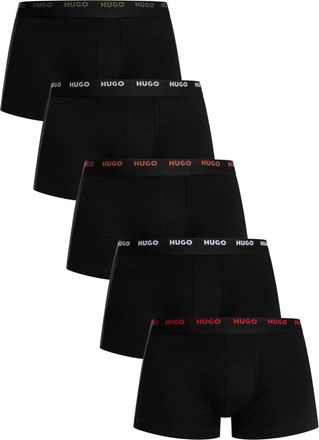 HUGO BOSS 5-Pack Trunks, Zwart