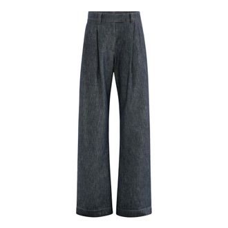 Brunello Cucinelli Denim broek - Dames - Broeken - Grijs - Maat: XS Denim