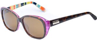 Kate Spade New York Womens Sunglasses Stylish Eyewear - Brown - One Size