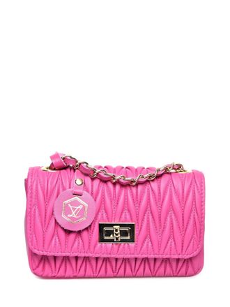 Luisa Vannini Fuchsia Rundleer Tas