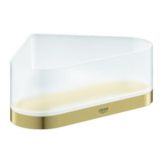 GROHE Estante De Ducha De Esquina Selection Con Soporte Dorado Brillante Cepillado