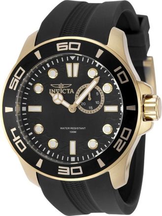 Invicta Pro Diver LATAM Exclusive Quartz Black Dial Mens Watch 49269