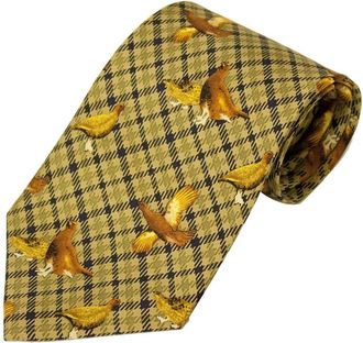 Bisley Tie - Green Grouse Silk Green - Hunting outdoor gear for Men