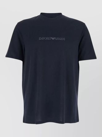 Emporio Armani cotton slim-fit crew-neck logo-print t-shirt
