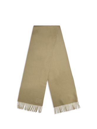 Max Mara Womens Dalia Cashmere Scarf Khaki Chiaro Kashmir-Capra Hircus Kashmir/capra Scarfs