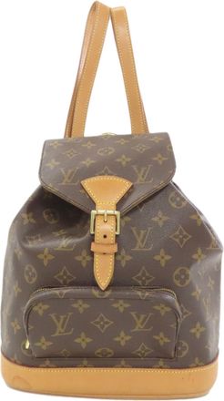 Louis Vuitton Brown Monogram Canvas Backpack (Pre-Owned)
