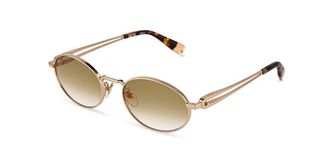 Furla SFUB30 0300 Mens Sunglasses Gold Size 55