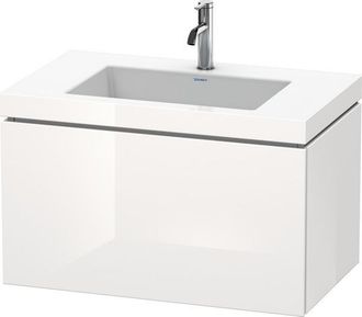 Duravit Duravit - Lavabo Para Muebles L-cube C-bonded Con Base, Colgante