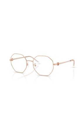 Tory Burch 52mm Irregular optical glasses in Copper at Nordstrom