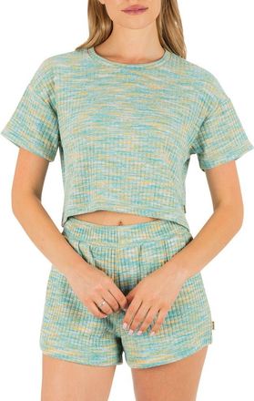 Hurley Boxy Rib Baby Tee in Iceland at Nordstrom, Size X-Large