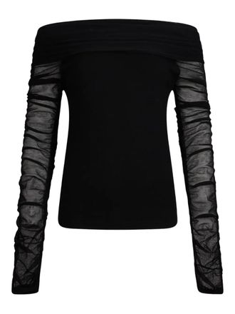 Liu Jo off-shoulder top - Black