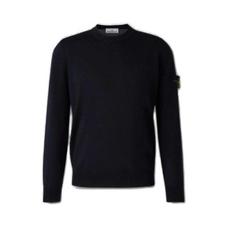 Stone Island Heren, Truien, Blauw, Maat: 2XL Wol