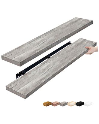 Sorbus Pack Of Two 55In Xl Floating Shelves