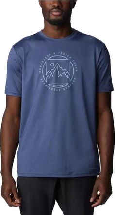 Columbia T-Shirts - Heren - T-shirts - Blauw - L - Polyester - Tops