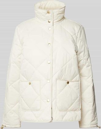 Christian Berg Steppjacke mit Stehkragen in Offwhite, Gr&ouml;&szlig;e 46