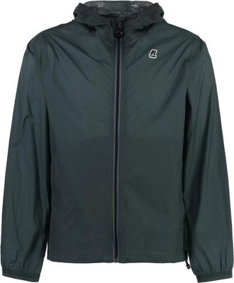 K-Way Cleon Nylon Ripstop Jacket - Heren - Zomerjassen - Groen - XL - Nylon - Jassen