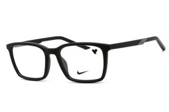 Nike NIKE7256 Rectangular Black Frame Eyeglasses - Black
