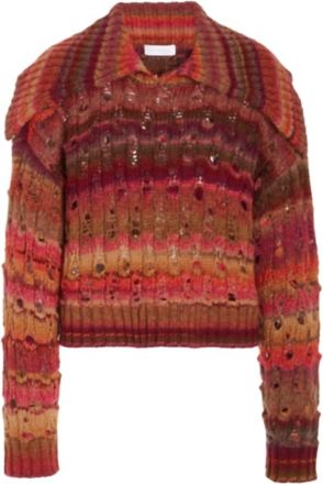Jonathan Simkhai Jenna Space Dye Sweater In Punch Multi
