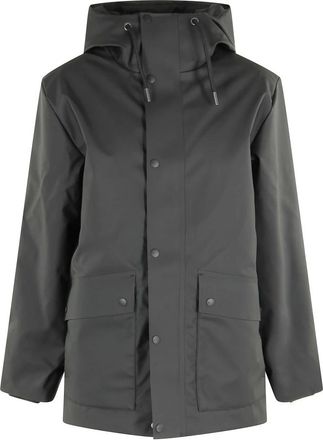 Rains Mujer, Abrigos, Negro, Talla: XS