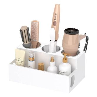 OEM Soporte Para Secador De Pelo, Soporte Para Plancha De Pelo, Organizador De Cepillos De Pelo, Soporte Para Cepillos De Dientes, Organizador De Ba&ntilde;o, Bl