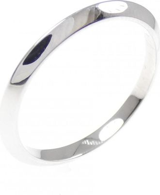 Tiffany & Co. Silver Platinum 950 Band Ring (Pre-Owned)